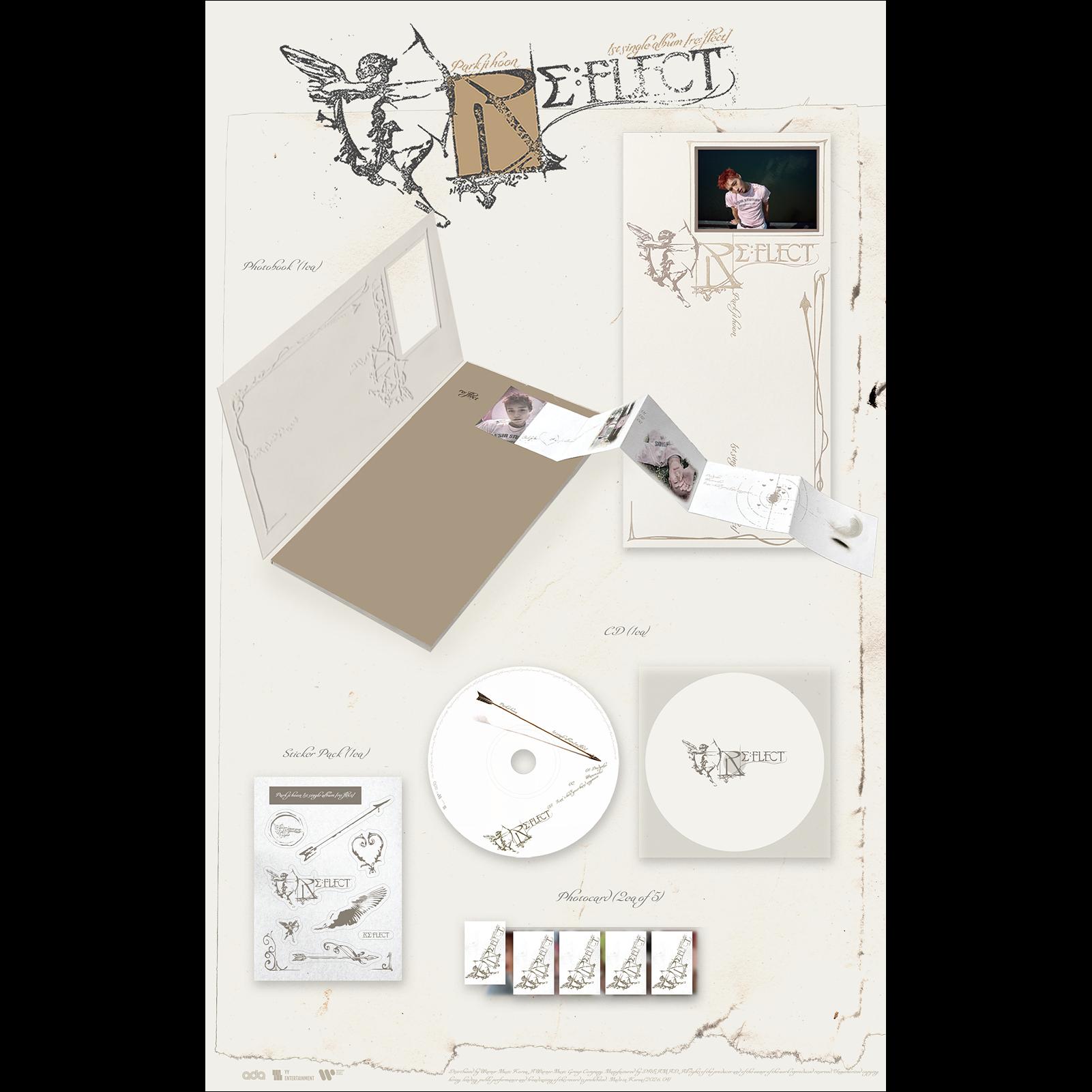PARK JIHOON - RE:FLECT (A ver., B ver.) + Free Gift
