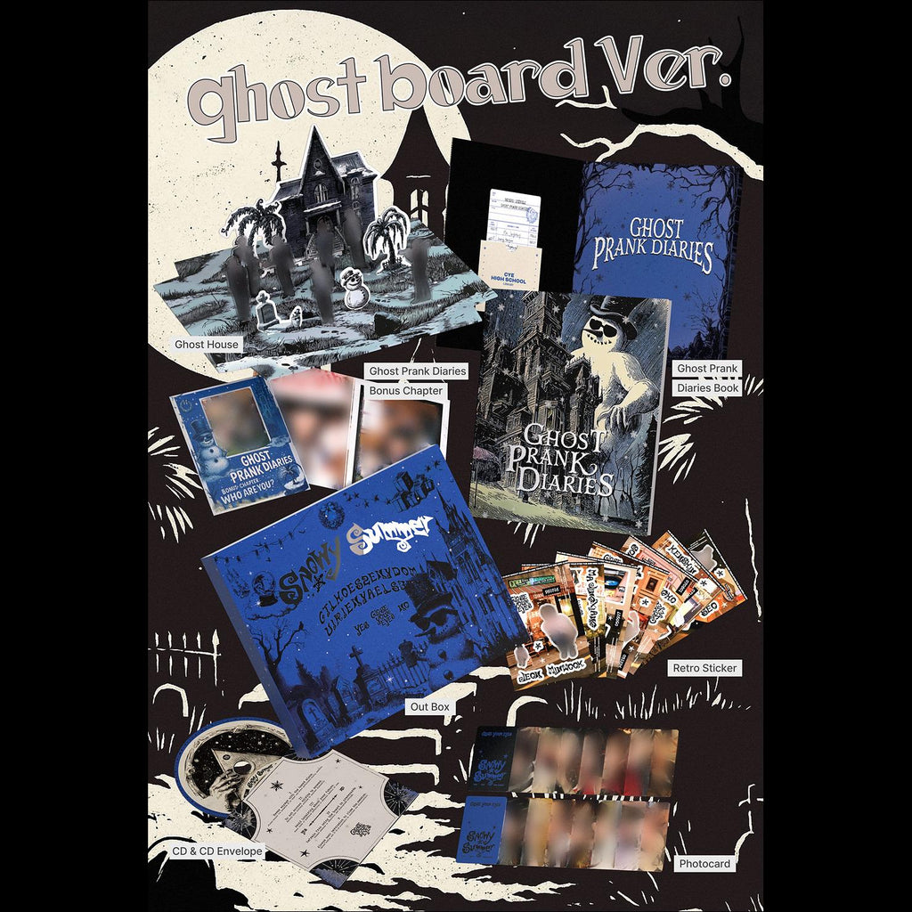 CLOSE YOUR EYES 'Snowy Summer' Ghost Board Ver. / The 2nd Mini Album