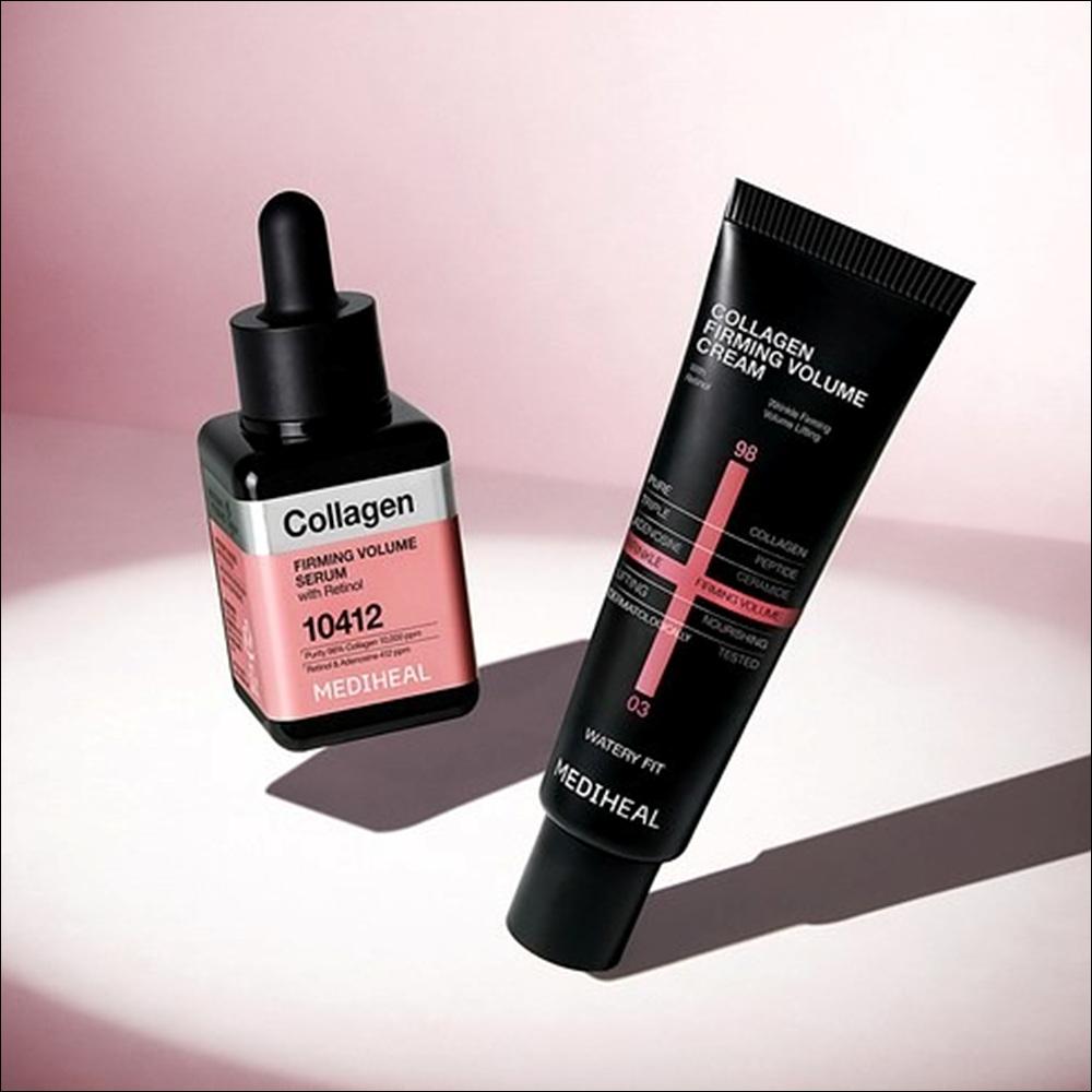 [Mediheal] Collagen Firming Volume Skincare Set - Serum 40ml(+10ml x 3) & Cream 50ml | Olive's K-beauty