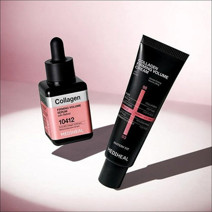 [Mediheal] Collagen Firming Volume Skincare Set - Serum 40ml(+10ml x 3) & Cream 50ml | Olive's K-beauty