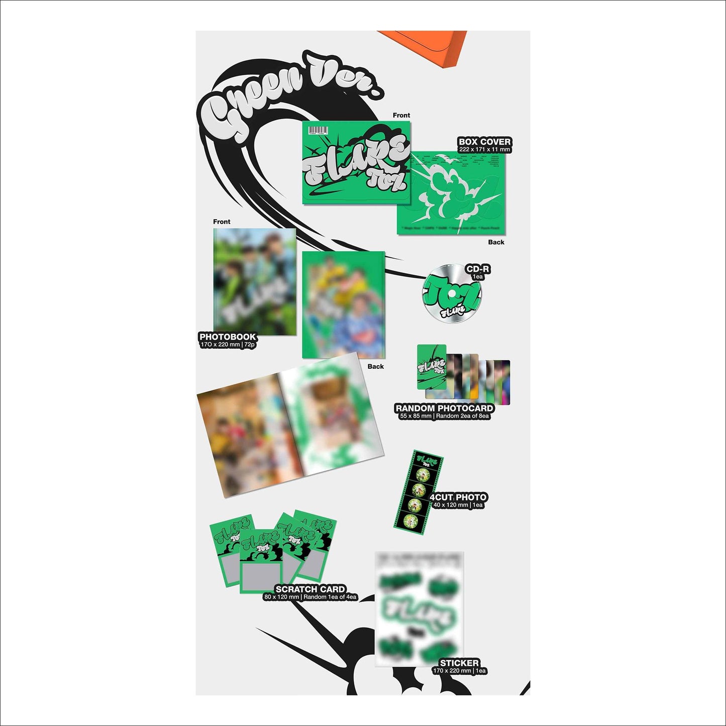TOZ - FLARE (Green Ver., Orange Ver.)