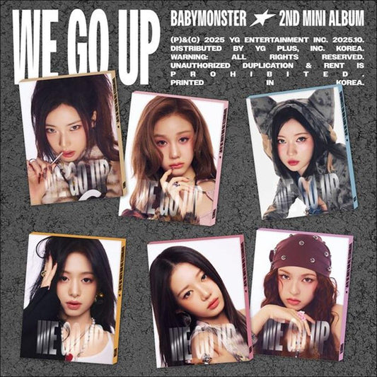 BABYMONSTER [WE GO UP] PATTERN Ver. / 2nd MINI ALBUM + Free Gift