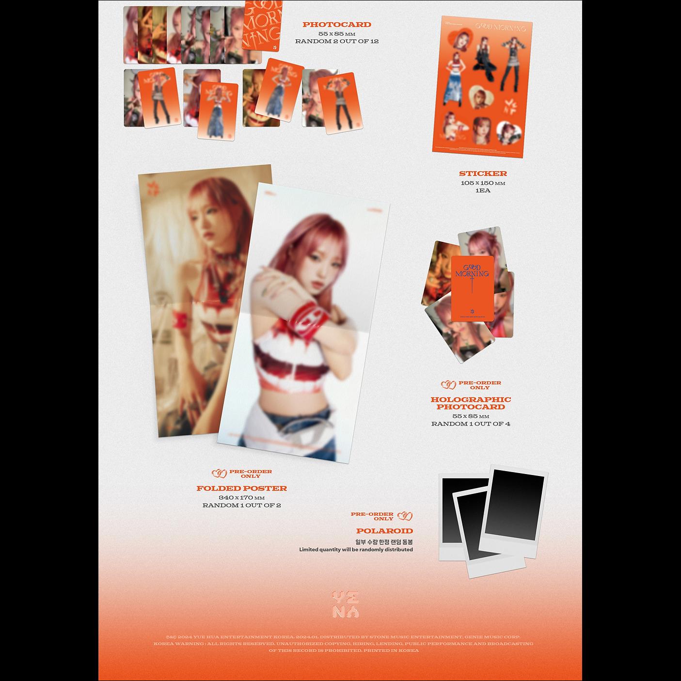 CHOI YENA [GOOD MORNING] THE 3rd Mini Album