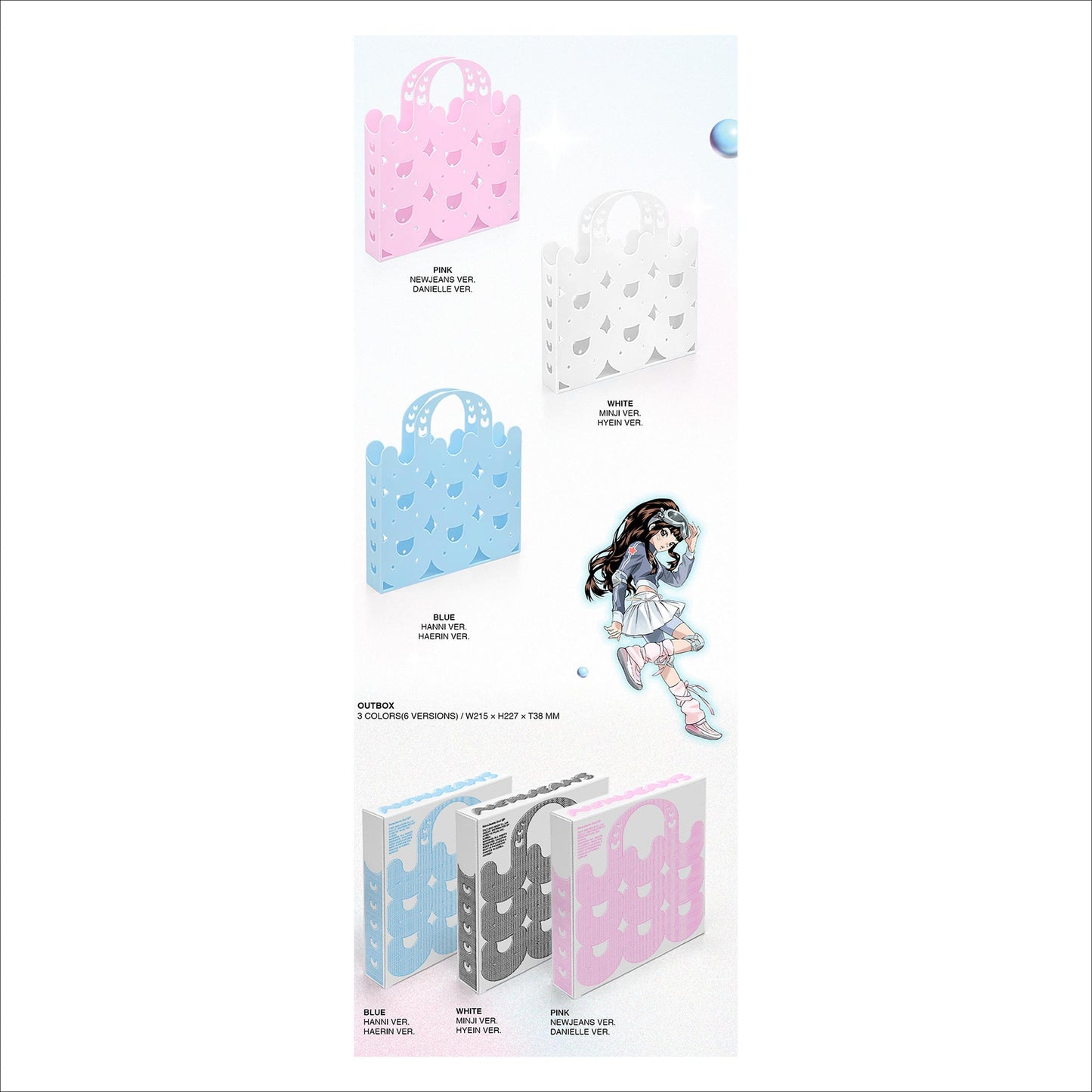 NewJeans - Get Up Bunny Beach Bag Ver. (Standard A ver.)