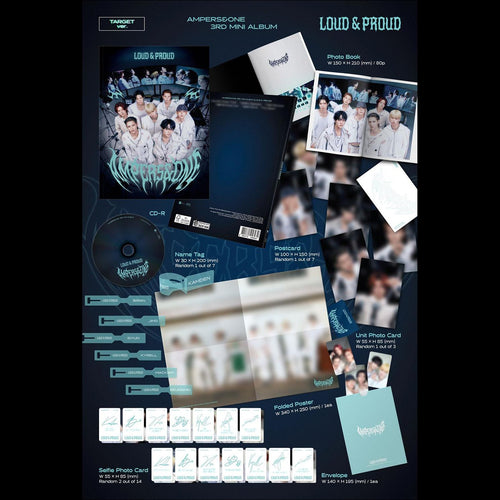 AMPERS&ONE [LOUD & PROUD] (CD) 3rd Mini Album