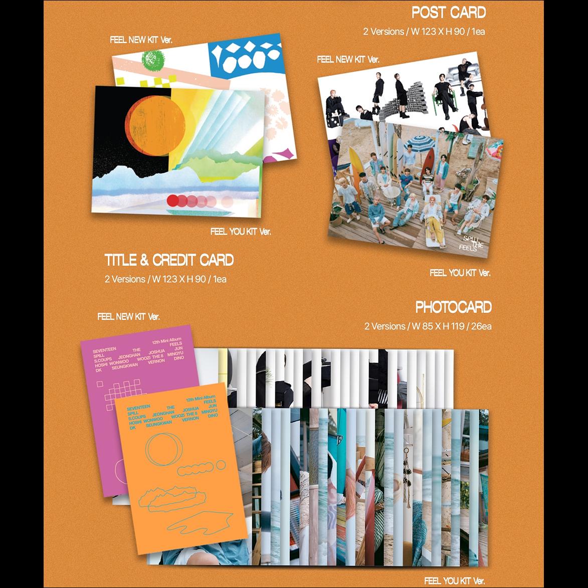 SEVENTEEN - Spill The Feels 12th Mini Album KiT ver.