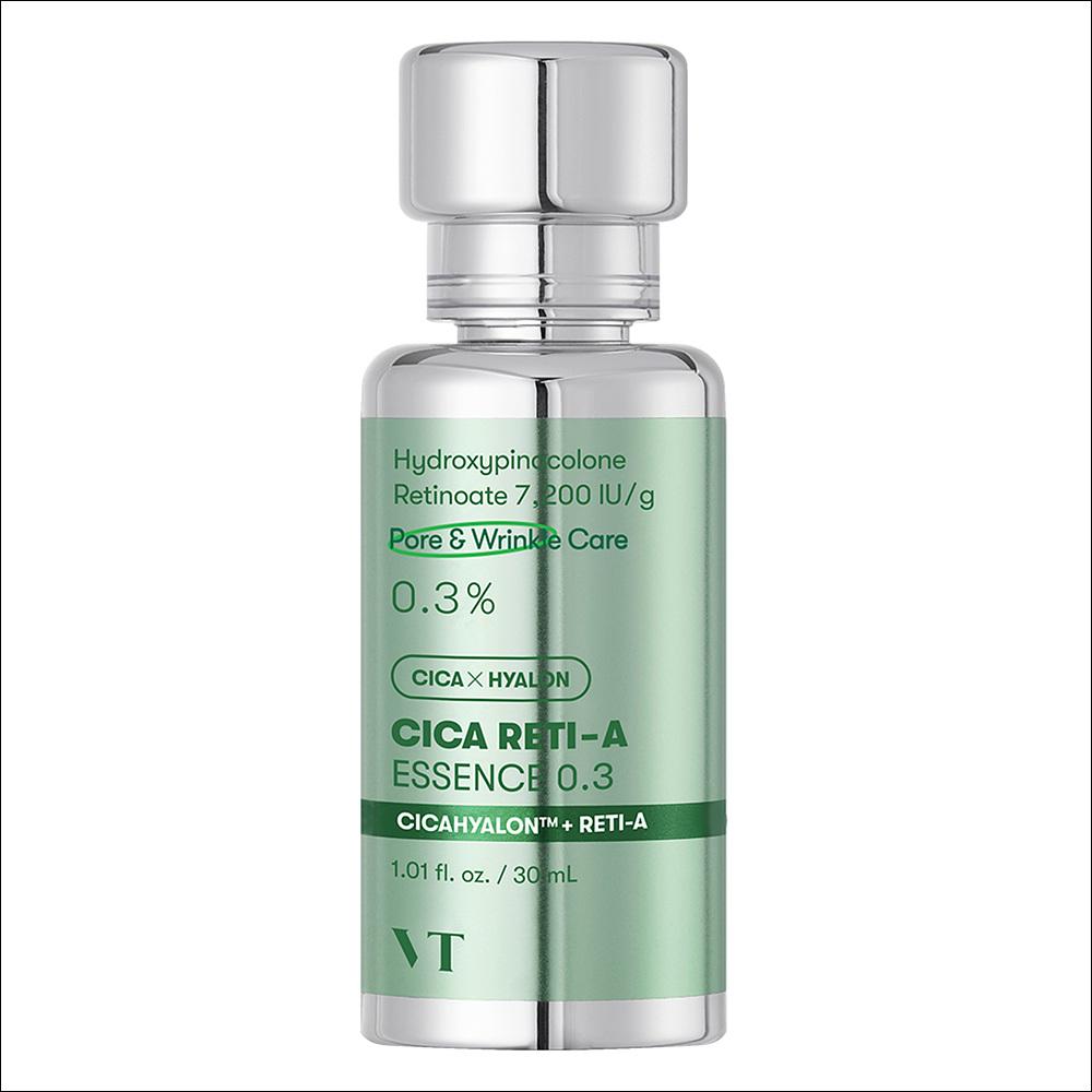 [VT Cosmetics] Cica Reti-A Essence 0.3 - Intensive Retinol Care for Pore Tightening & Skin Texture, 30ml | Olive's K-beauty