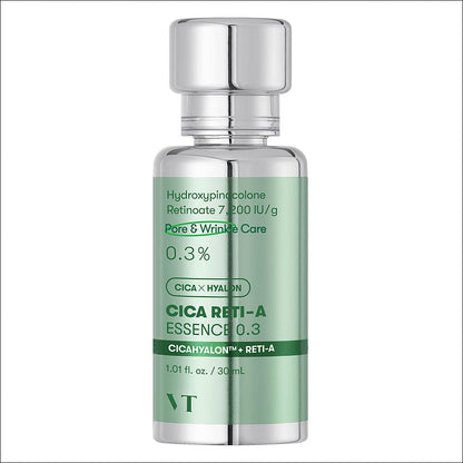 [VT Cosmetics] Cica Reti-A Essence 0.3 - Intensive Retinol Care for Pore Tightening & Skin Texture, 30ml | Olive's K-beauty
