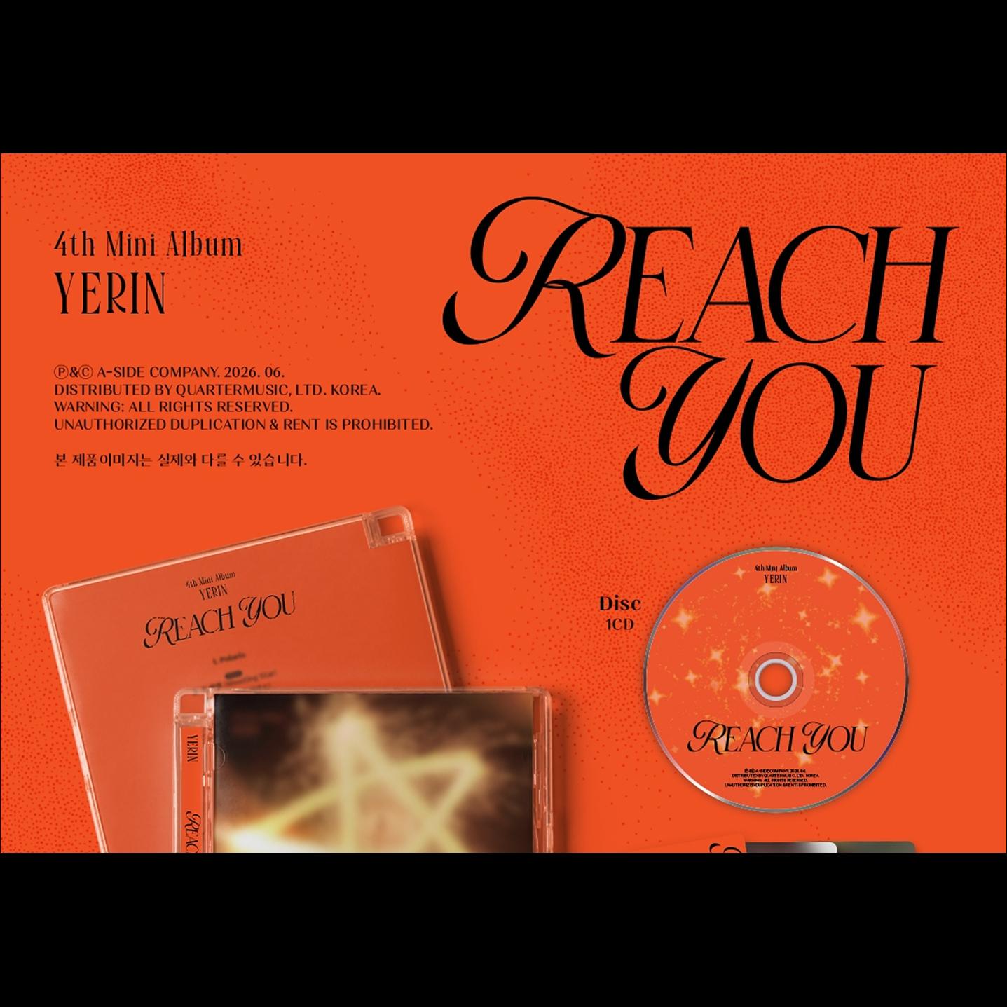 [Pre-order] YERIN [REACH YOU] Jewel ver. + Free Gift