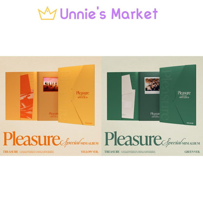 TREASURE [PLEASURE] Special Mini Album (YELLOW VER. / BLUE VER.)
