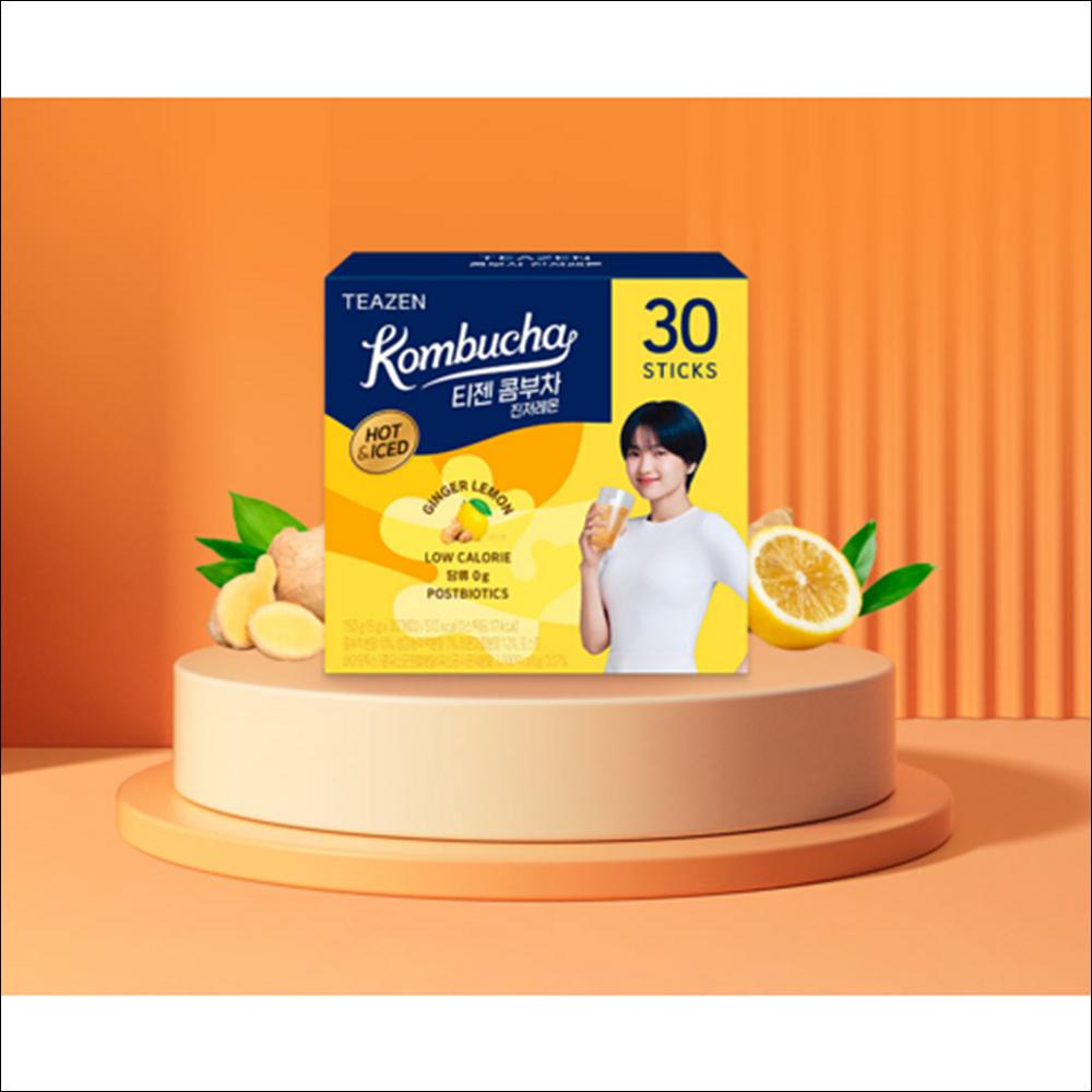 TEAZEN Hot Kombu Ginger Lemon Tea, 30ea, 5g