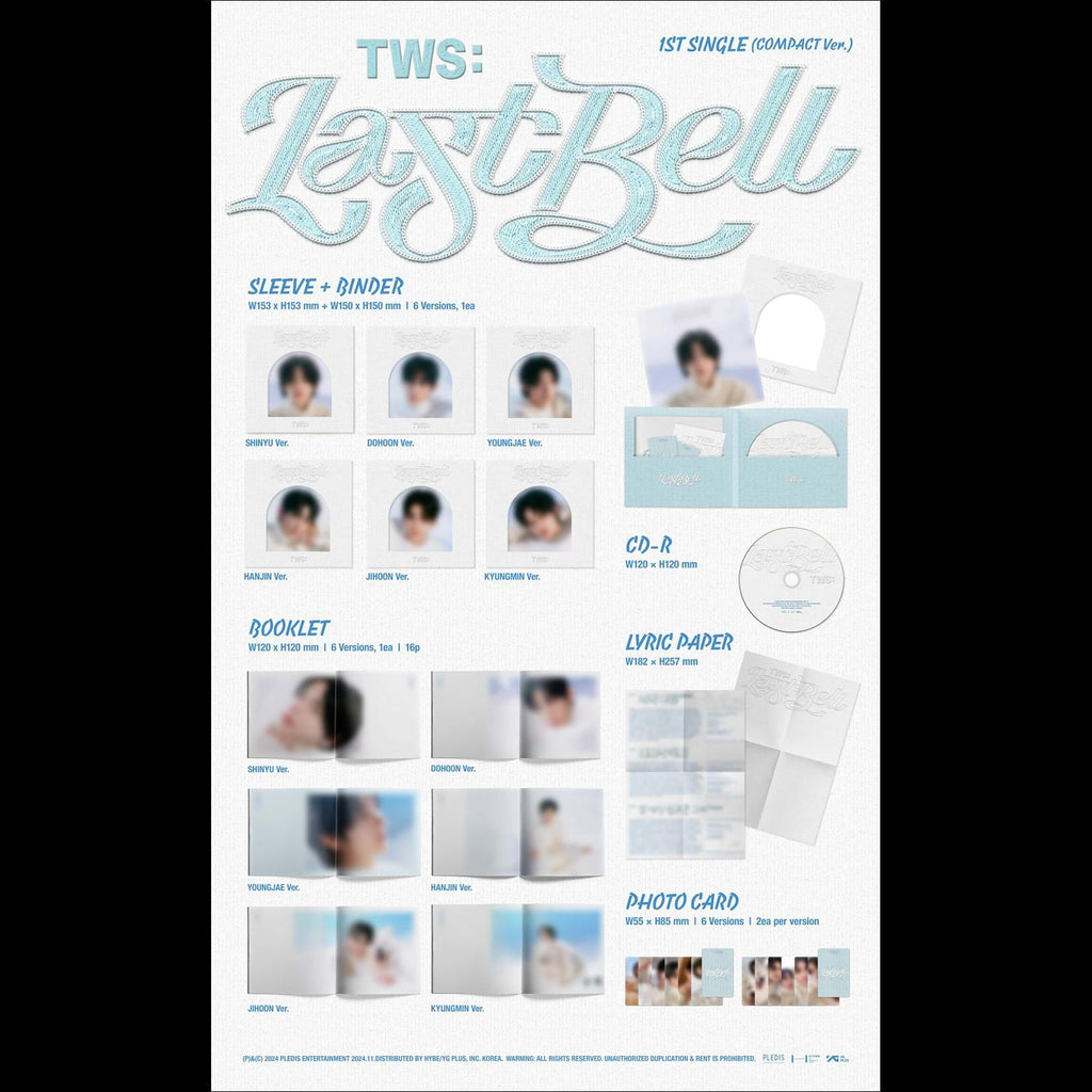 TWS - Last Bell COMPACT Ver. 1st Single Album