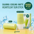 [Goodal] Houttuynia Cordata Calming Cooling Sun Stick SPF50+ PA++++ Duo Set - 19g x 2 (1+1 Pack) | Olive's K-beauty