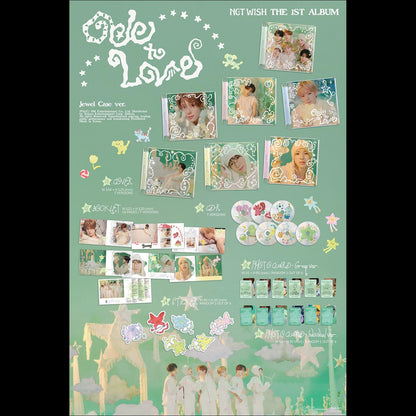 (Jewel Ver.) NCT WISH [Ode to Love] 1st Album + free gift