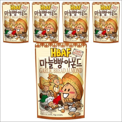 HBAF Garlic Baguette Almond (Savory & Sweet Roasted Almonds) 120g