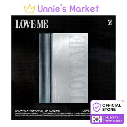 SHOWNU X HYUNGWON (MONSTA X) [LOVE ME] LOVE ME OR NOT Ver. EP Album + Free Gift