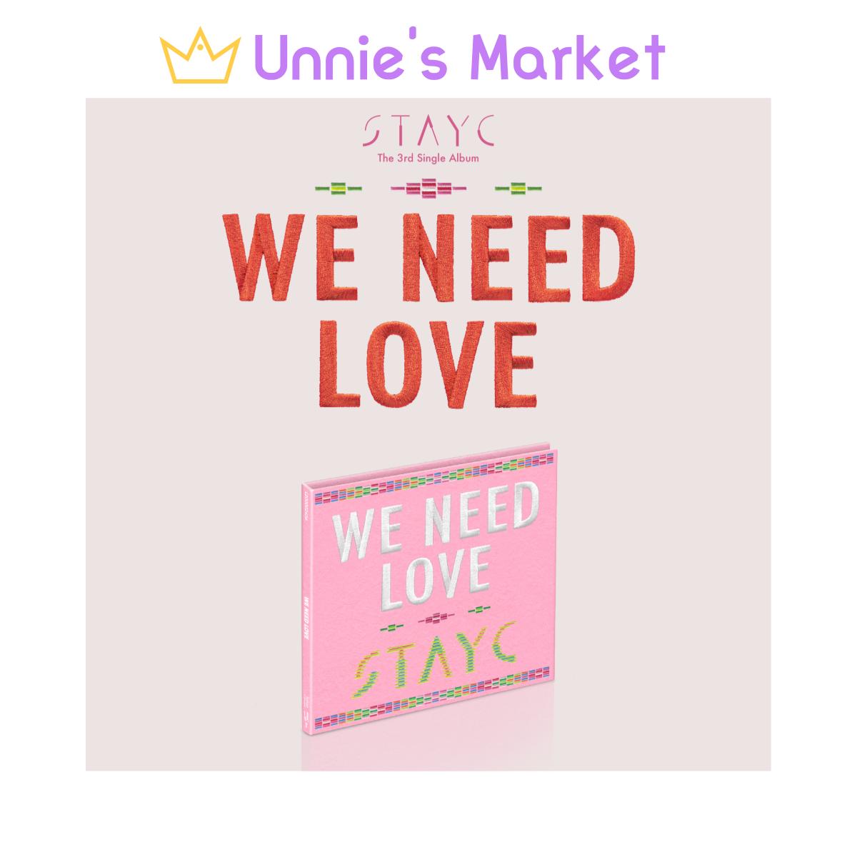 STAYC - WE NEED LOVE Digipack Ver.(Limited VER.)