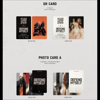 X:IN 3RD MINI ALBUM [Defend Myself] Photobook Platform Ver. (BLACK VER., WHITE VER.)