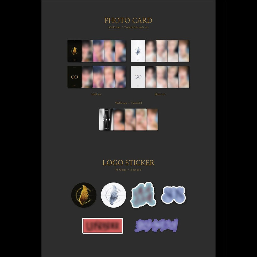 CIX [GO Chapter 1 GO Together] 8th Mini Album (Gold ver. / Silver ver.)