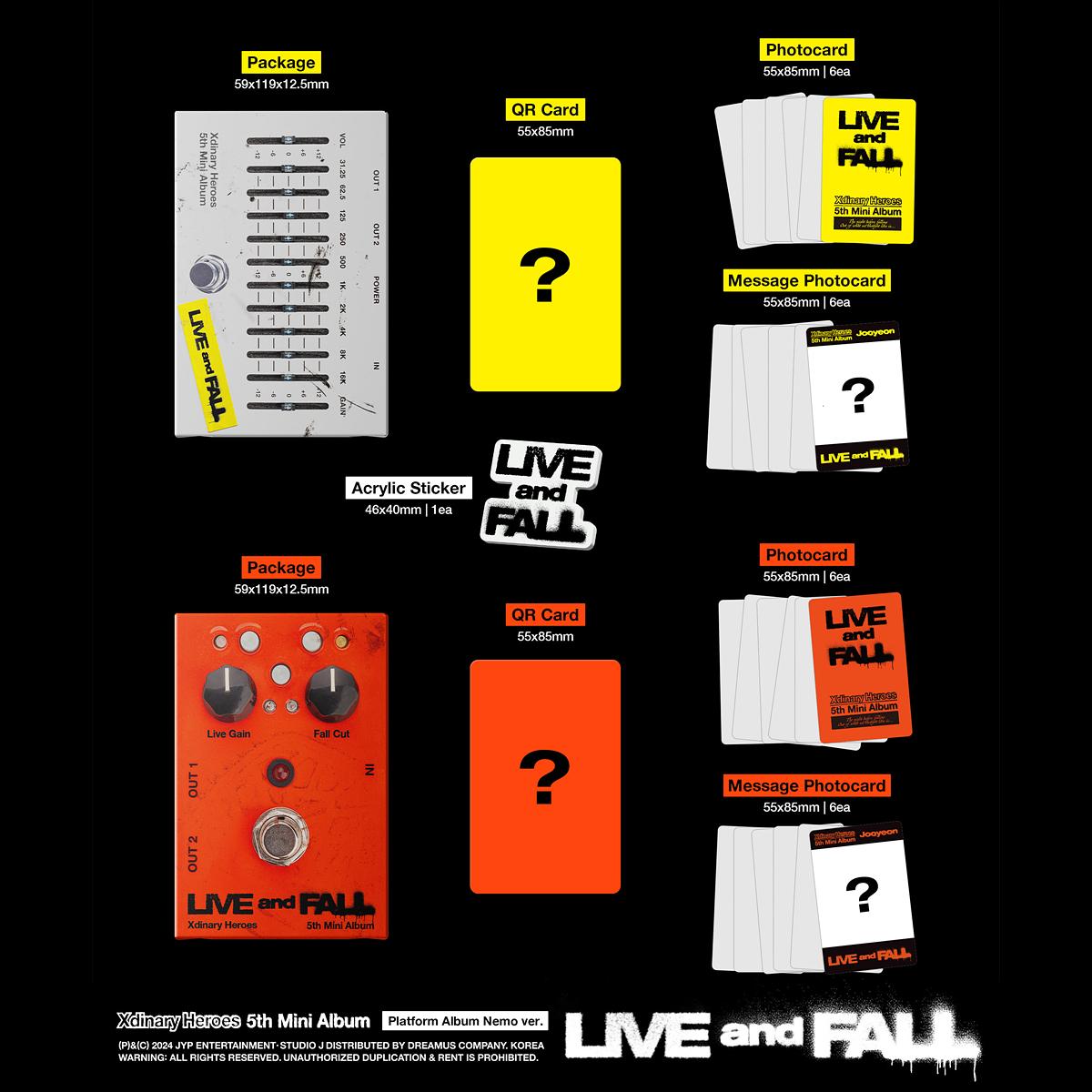 Xdinary Heroes - LIVE and FALL Platform Album Nemo ver.