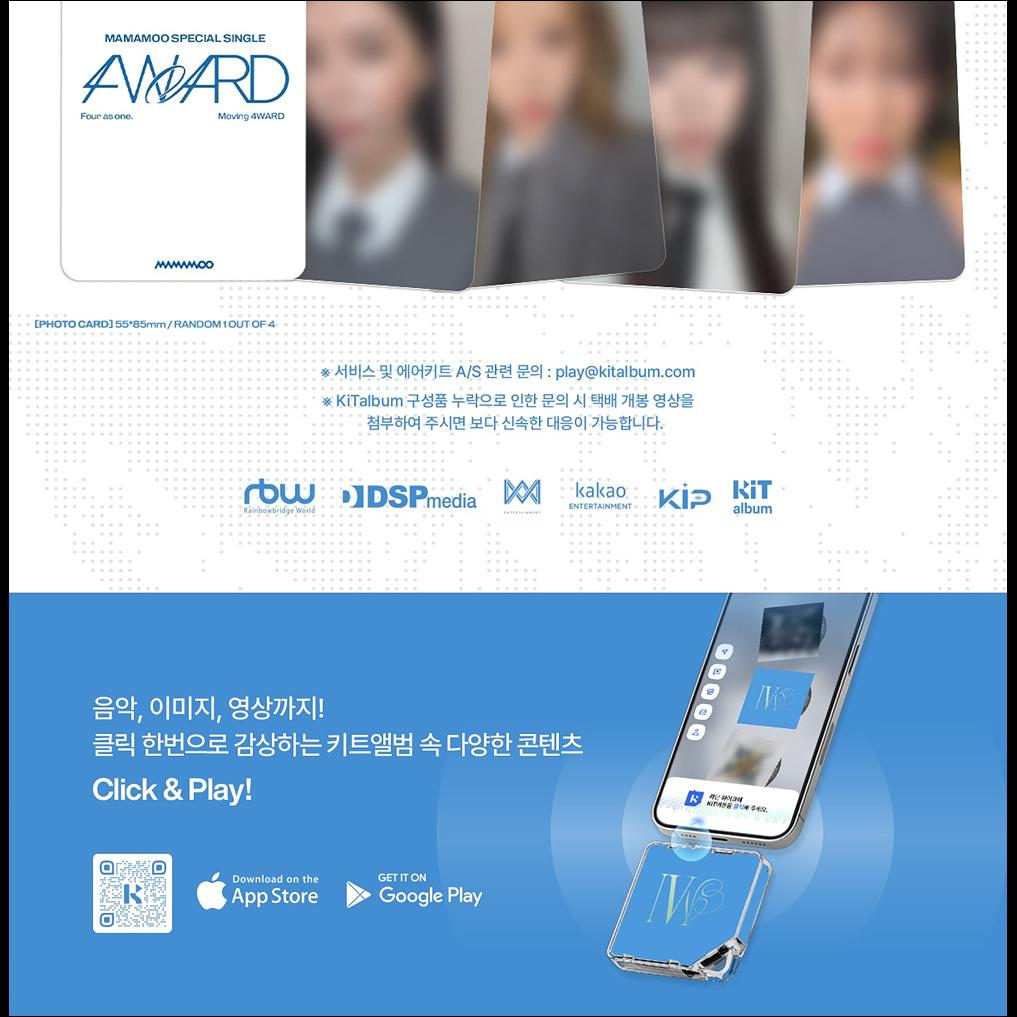 [Pre-order] Mamamoo Special Single [4WARD] (KiT ver.) + Free Gift