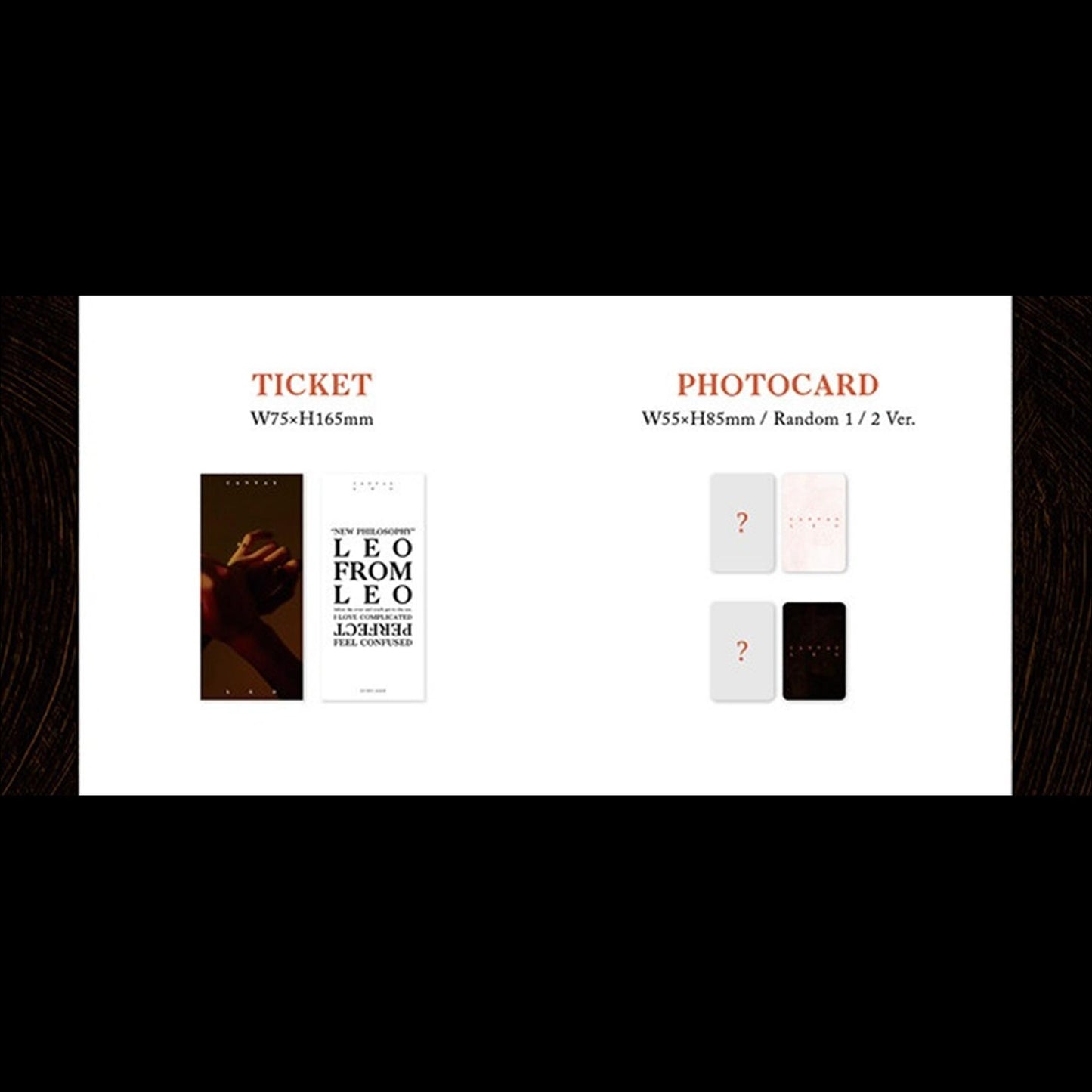 LEO (VIXX) [CANVAS] 1st Mini Album