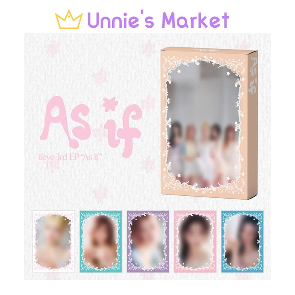 (random/member ver.) ifeye [As if] Platform ver. 3rd EP Album + Free Gift