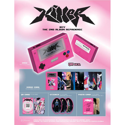 KEY (SHINee) - Killer Repackage Album (QR Ver. / SMini Ver.)