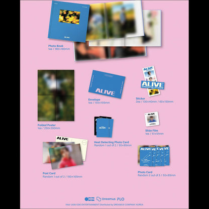 DONGHAE (SUPER JUNIOR) - ALIVE PHOTOBOOK VER. / 1st Album + Free Gift