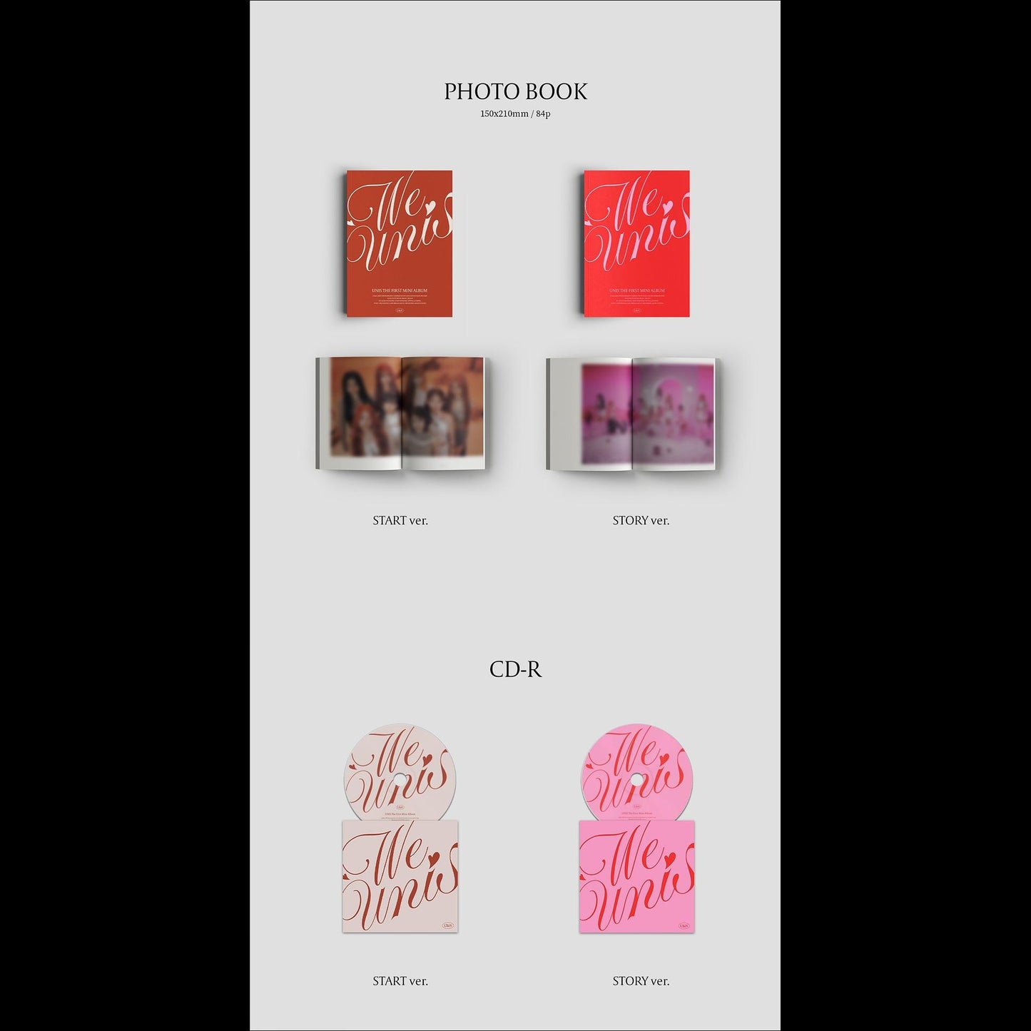 UNIS 'WE UNIS' The 1st Mini Album (START ver./STORY ver.)