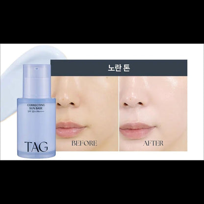 [Daiso x TAG] Correcting Sun Base SPF50+ PA++++ (32ml) - 3 Colors | Color Correcting Makeup Primer & Sunscreen, Viral K-Beauty Daiso Collection