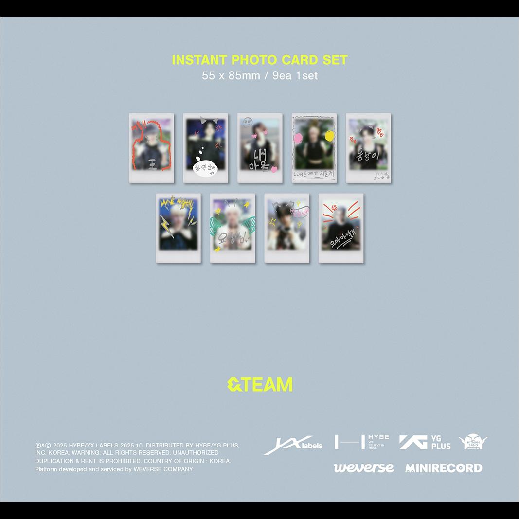 &TEAM - Back to Life Photocard Box (Weverse Albums ver.) / KR 1st Mini Album