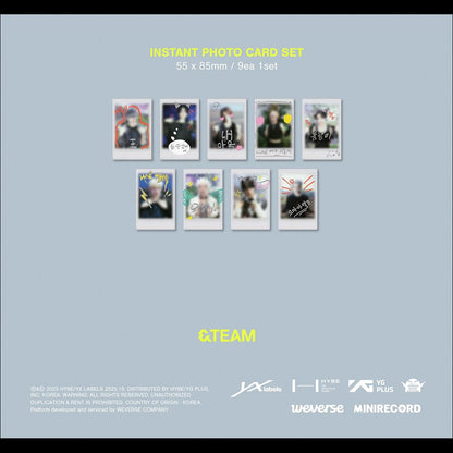 &TEAM - Back to Life Photocard Box (Weverse Albums ver.) / KR 1st Mini Album