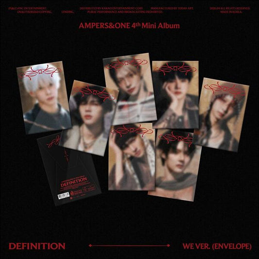 AMPERS&ONE [DEFINITION] WE Ver. / 4th Mini Album + free gift