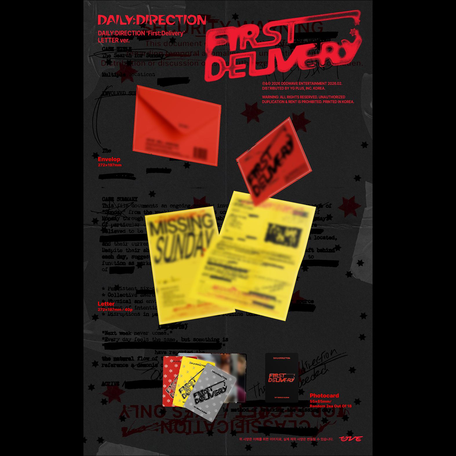 DAILYDIRECTION [FirstDelivery] LETTER ver. + Free Gift