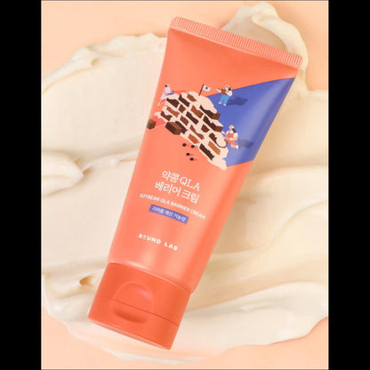 [Round Lab] Soybean QLA Barrier Cream - QLAsome™ 5% & Panthenol 2.8% Itchiness Relief Moisturizer, 80ml | Olive's K-beauty
