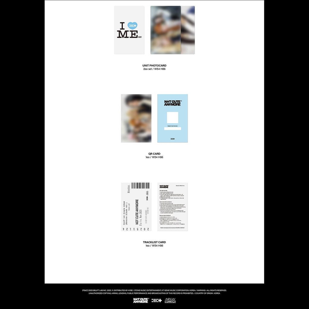 ILLIT - NOT CUTE ANYMORE (Weverse Albums ver.) + Free Gift