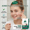 [Acnes] Perfect Solution Spot Patch 120ea - Invisible Hydrocolloid Acne Patches, Waterproof Blemish Treatment, 2 Sizes (10mm/12mm), K-Beauty