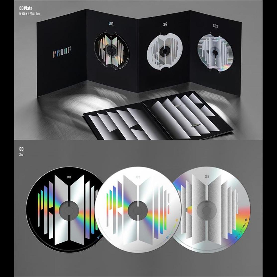 [Ready Stock/Poster option] BTS - Proof Standard Edition + Free Gift (fanmade photocard 1EA)