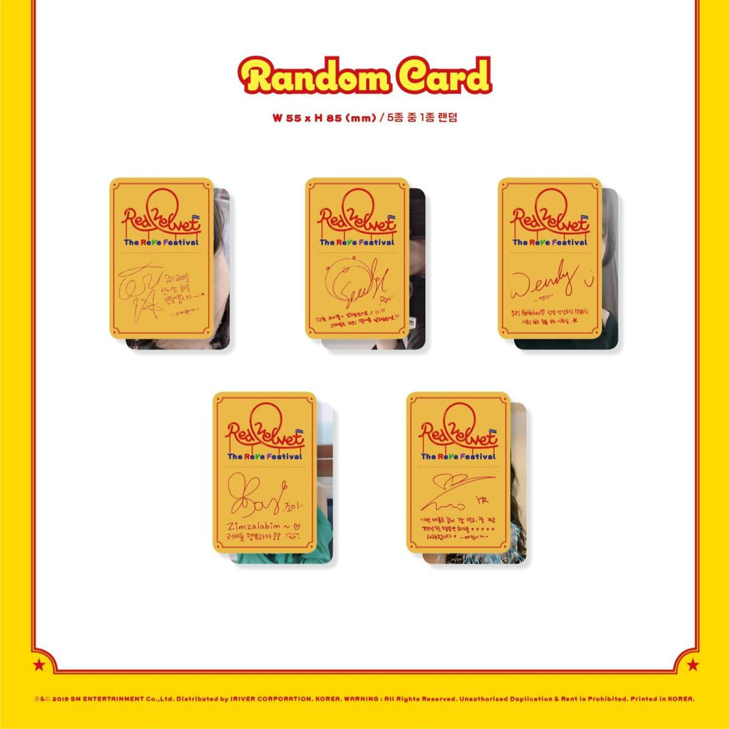 Red Velvet - The ReVe Festival Day 1 Guide Book ver.