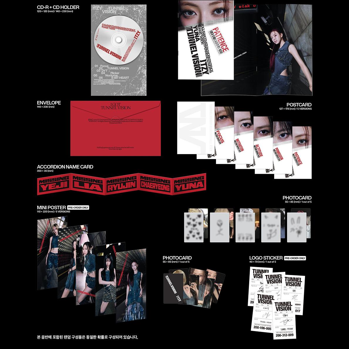 ITZY [TUNNEL VISION] Member Ver. + Free Gift