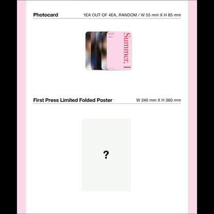 [Pre-order] JEONG EUNJI [SUMMER,_I] 5th Mini Album + Free Gift