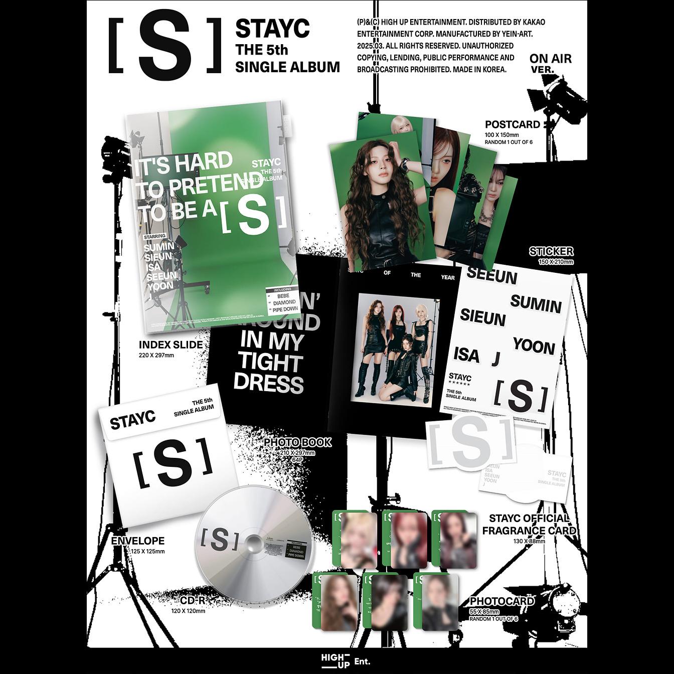 [SITE POB] STAYC [S] (ON AIR Ver. / BORN Ver.) / The 5th Single Album