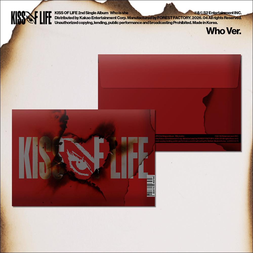 KISS OF LIFE [Who is she] 2nd Single Album (Who Ver.) + Free Gift