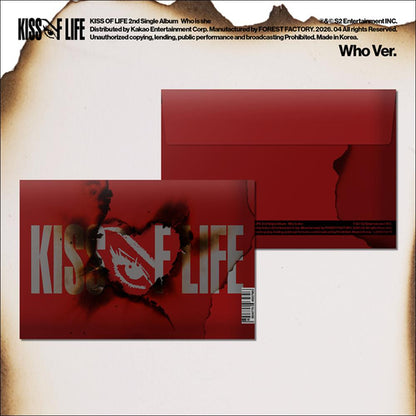 KISS OF LIFE [Who is she] 2nd Single Album (Who Ver.) + Free Gift