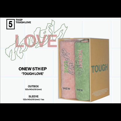[SET] ONEW (SHINee) TOUGH LOVE (TOWEL BOOK Ver.) + Free Gift