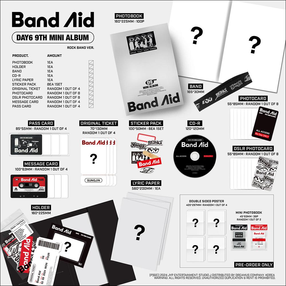 DAY6 - Band Aid 9th Mini Album