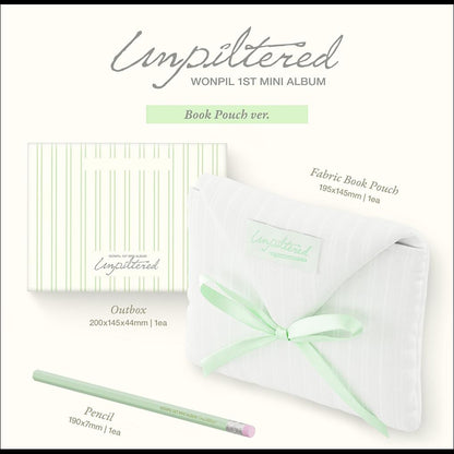 WONPIL (DAY6) - Unpiltered Album Book Pouch ver. + Free Gift