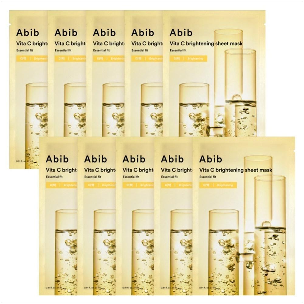 Abib Mild Acidic pH Sheet Mask Vita C Essential Fit – 10 Sheets