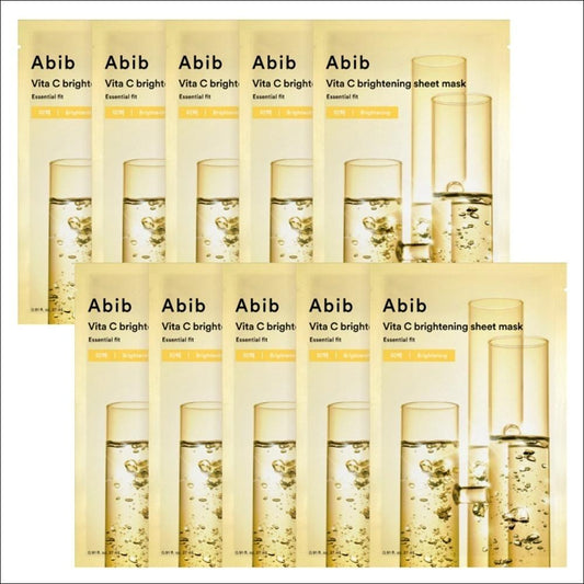 Abib Mild Acidic pH Sheet Mask Vita C Essential Fit – 10 Sheets